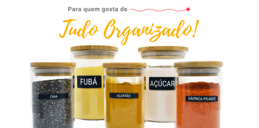 ETIQUETAS PARA ORGANIZAÇÃO