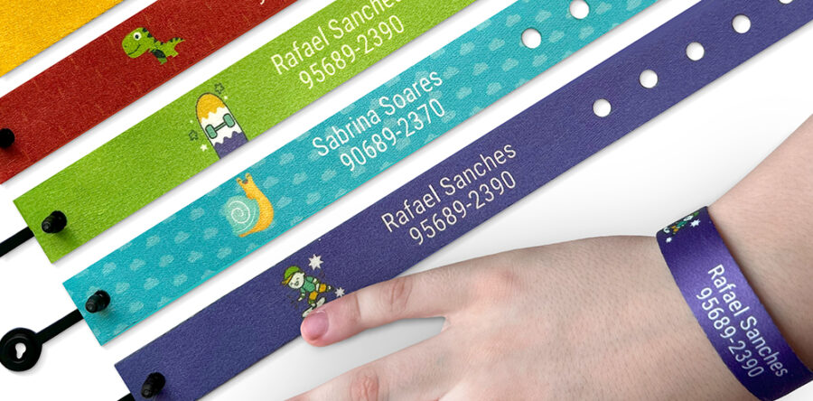 Pulseira de Identificação Infantil Personalizada | Meu Nominho