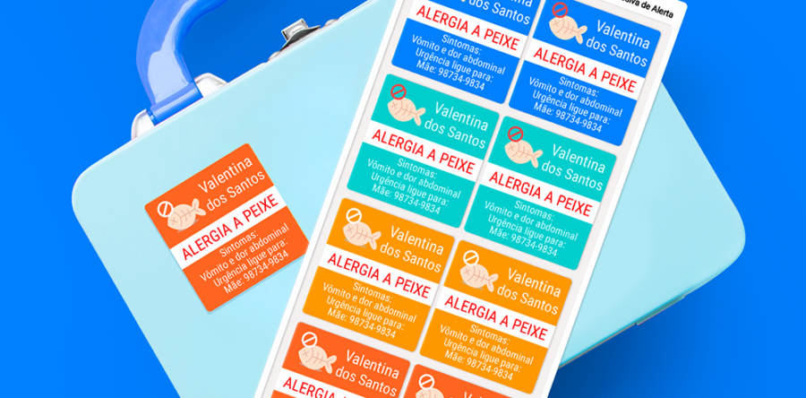 Alergias e Intolerâncias Alimentares: Como as Etiquetas de Alerta Ajudam na Segurança Infantil