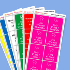 Etiquetas Escolares - 