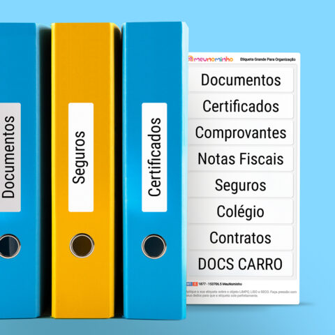 etiqquetas de organização