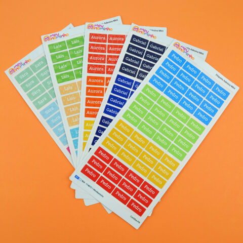 Etiquetas Escolares Mini Ilustrada