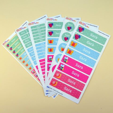 Kit Etiqueta Escolar - Etiquetas Escolares