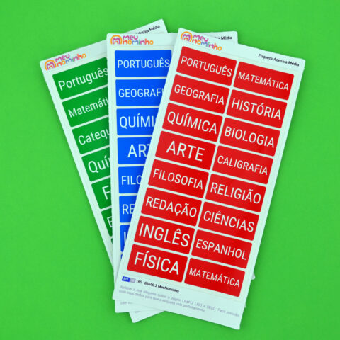 Etiqueta Adesiva para Matérias