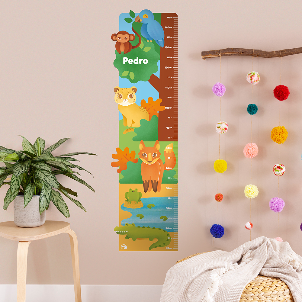 Regua de Crescimento Adesiva Floresta Brasileira Regua de Crescimento Adesiva Floresta Brasileira